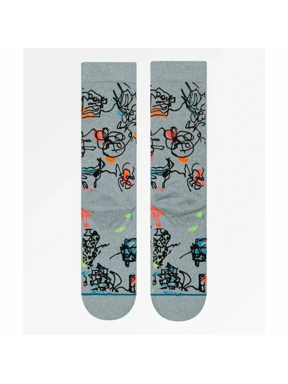 Stance YOUTH x Gregory Siff (2 Pack) Electric Slide Quarter Height Socks Sz L